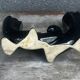 Vallauris Black Ceramic Candle Holder from the 50s