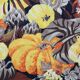 French tapestry Aubusson Robert Four Herve Lelong "Fruits de l'Ete" 1950