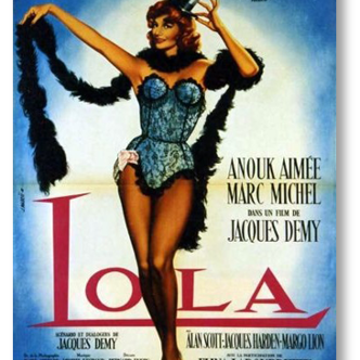 Original poster of 1961.Lola, Jacques demy.60x80.Anouk Aimee