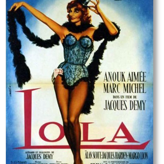 Affiche originale de 1961.Lola,Jacques demy.60x80.Anouk Aimée