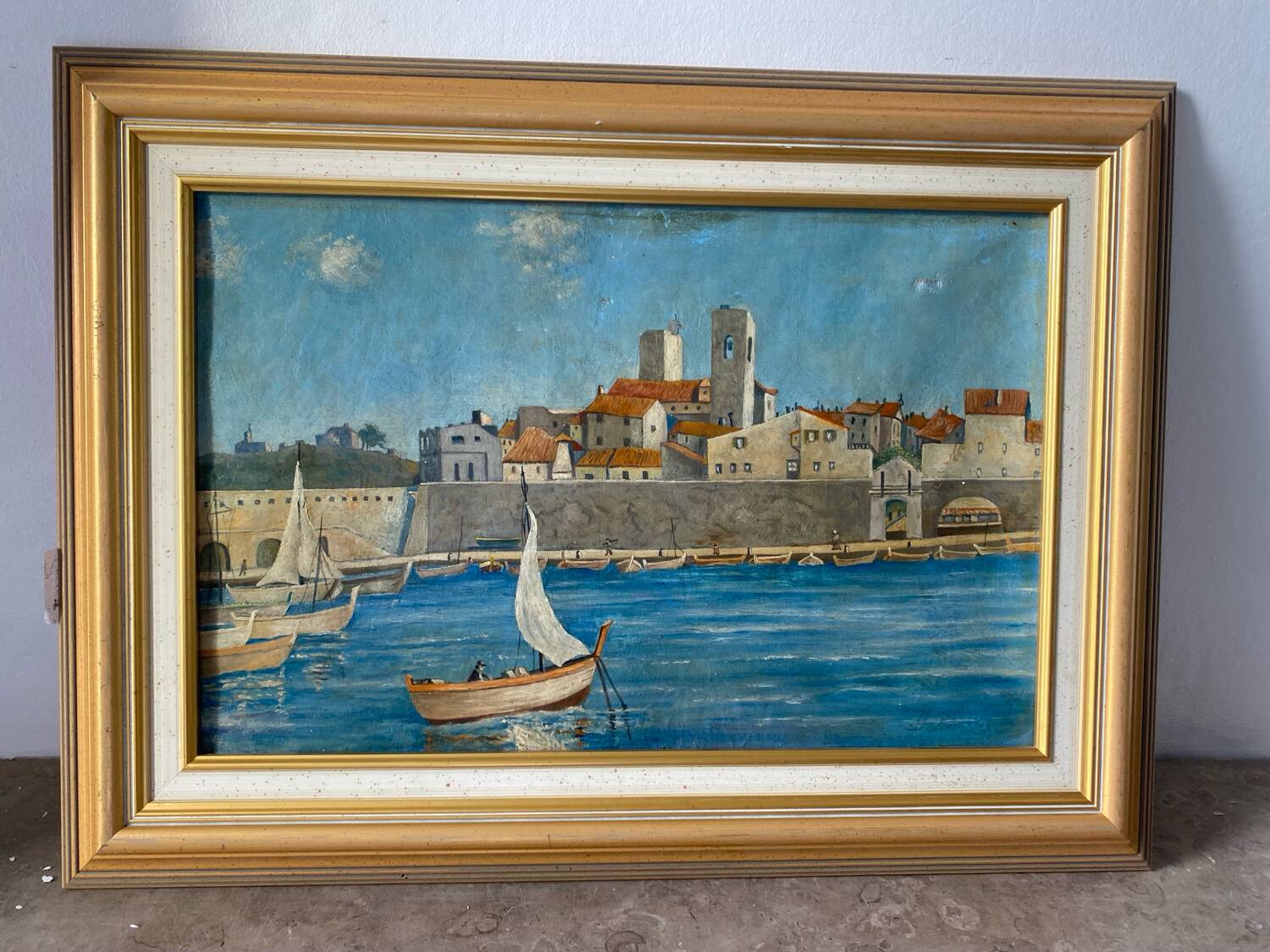 Fishing port in the Mediterranean