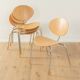 Flötotto dining chairs, model "mosquito", vintage