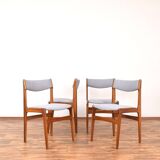 Mid-Century Danish Teak Dining Chairs by Erik Buch, 1960s.