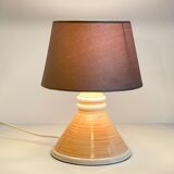 Geometric ceramic lamp by larec 80s