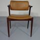 Rosewood and leather armchair from GM, 1960s
