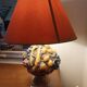 Lamp still life fruits
