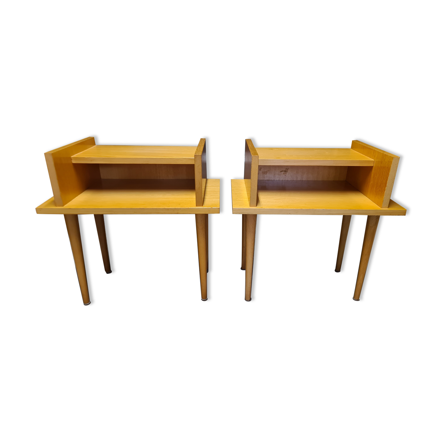 Vintage bedsides pair 1960