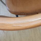 Chaise cuir vintage
