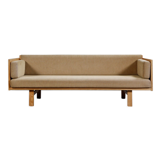 Ash sofa bed by Hans J. Wegner, Getama production 1970