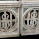 Wooden and marble gate, old Charles X era