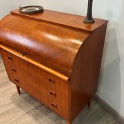 Rare secrétaire scandinave galbé origine Suède