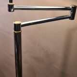 Floor lamp chrome 1970 delux very good quality, adjustable 151x51