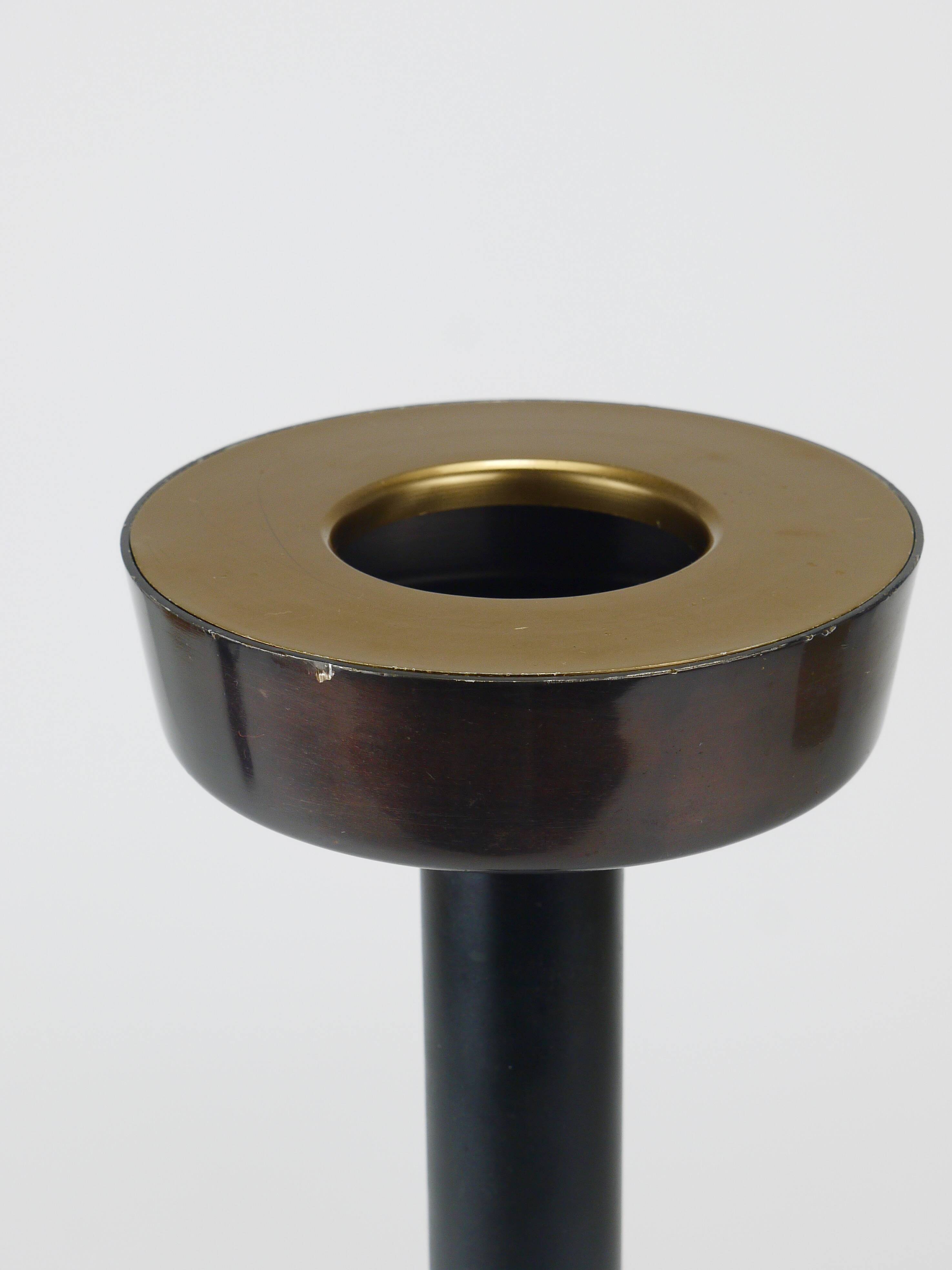 Werkstätte Hagenauer Wien Standing Floor Ashtray, Smoking Stand, Austria, 1