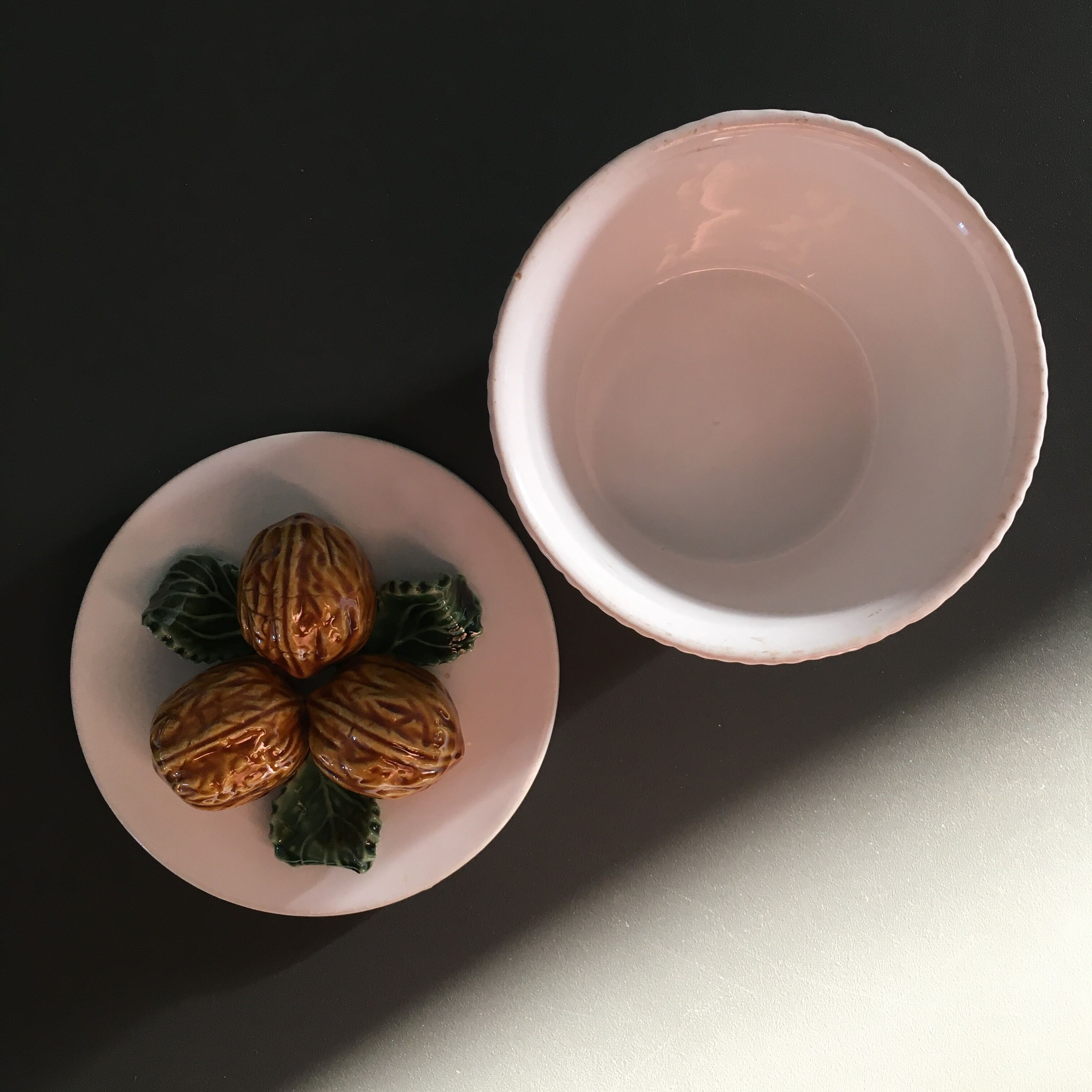 Box dabbling walnut décor