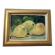 Pear still life painting