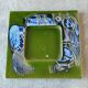 Vintage enamelled ceramic pocket emptier signed, 60s/70s