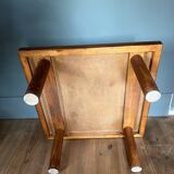 60s coffee table with “tiki” motif Raymond Corroyez