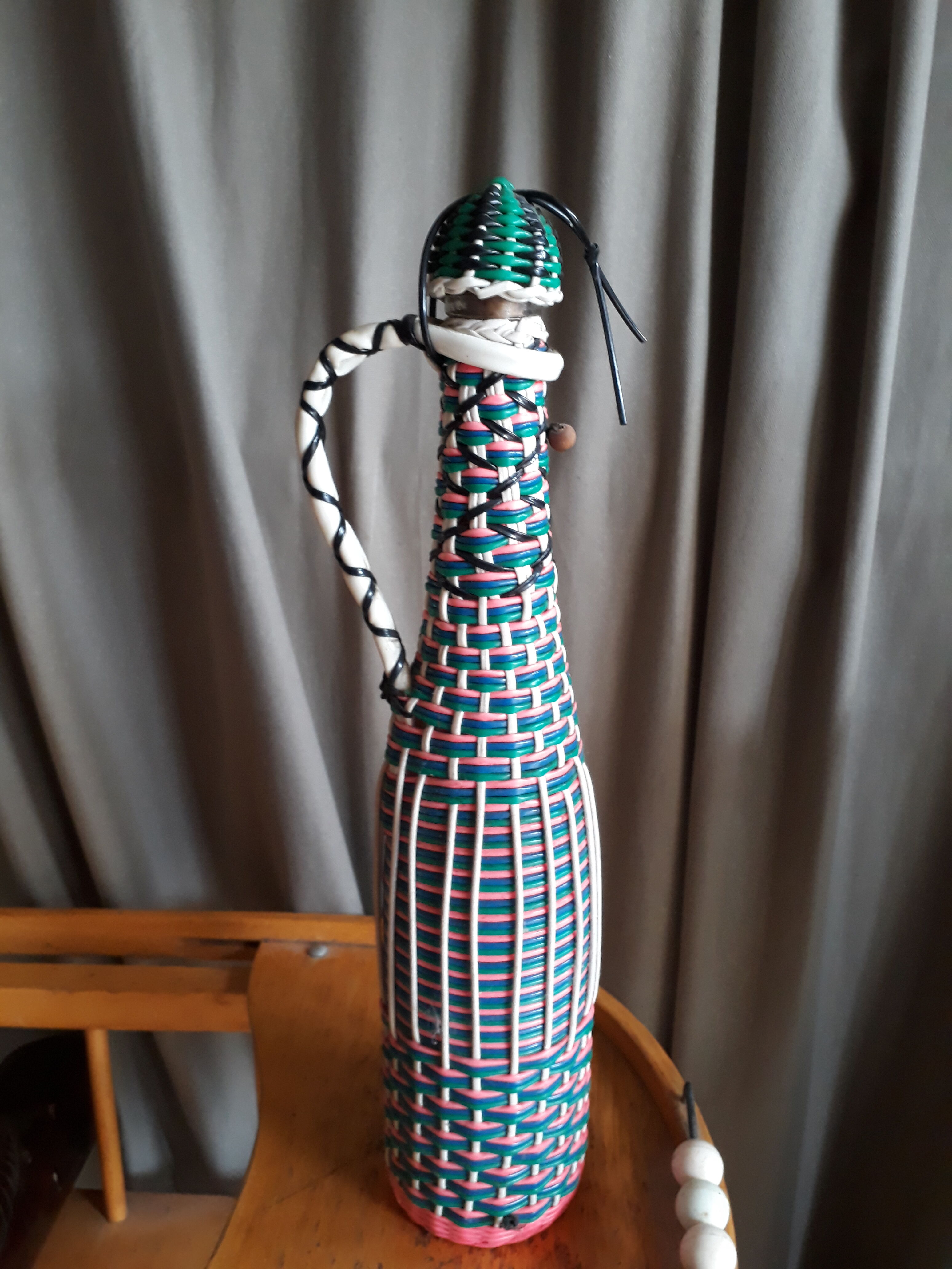 Scoubidou bottle 1960