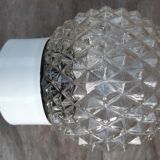 Wall light 1970 chiseled glass