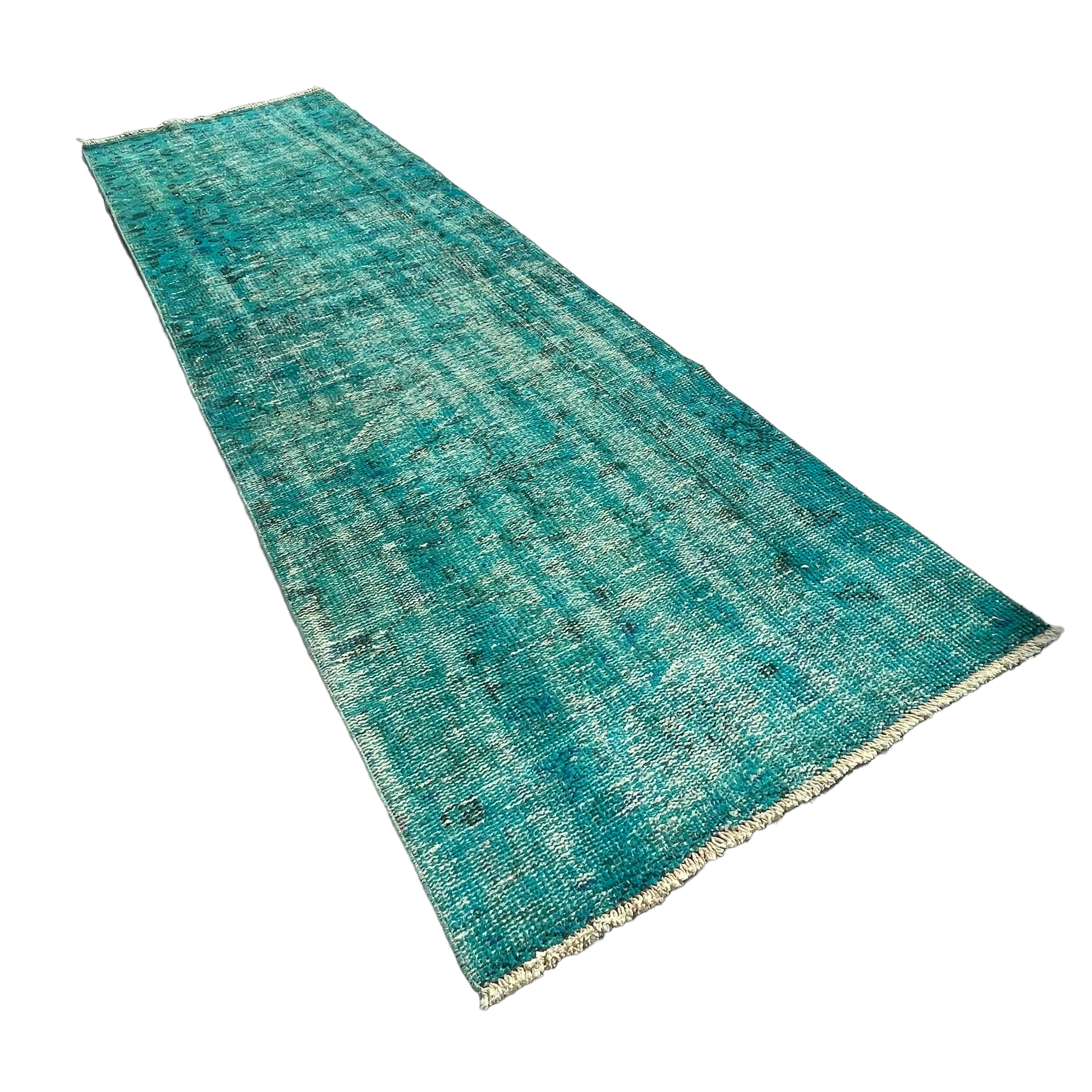 Vintage distressed turkish rug runner