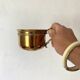 Antique brass cups