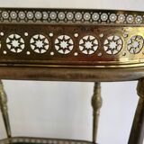 Vintage brass trolley