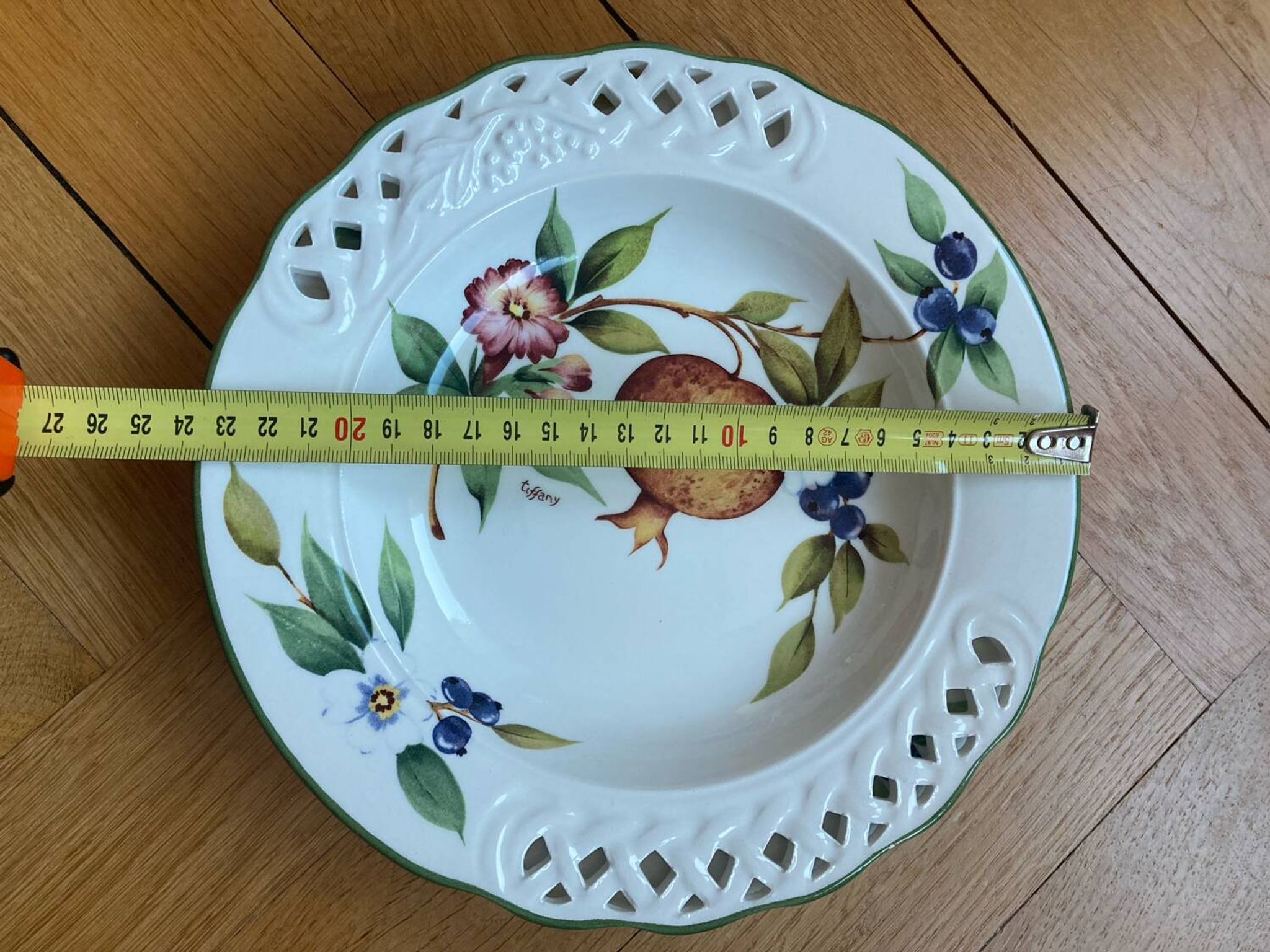 Assiettes creuses Tiffany
