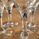 4 antique stemmed glasses