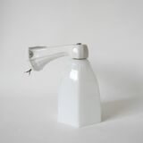 graphic art deco wall light and 20th century porcelain support