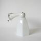graphic art deco wall light and 20th century porcelain support