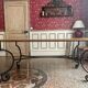 Artisanal Provencal table wrought iron base 4 chairs wreath and two armchairs gerbe Rochebobois
