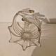 Coupe vintage  en verre epais et cristal