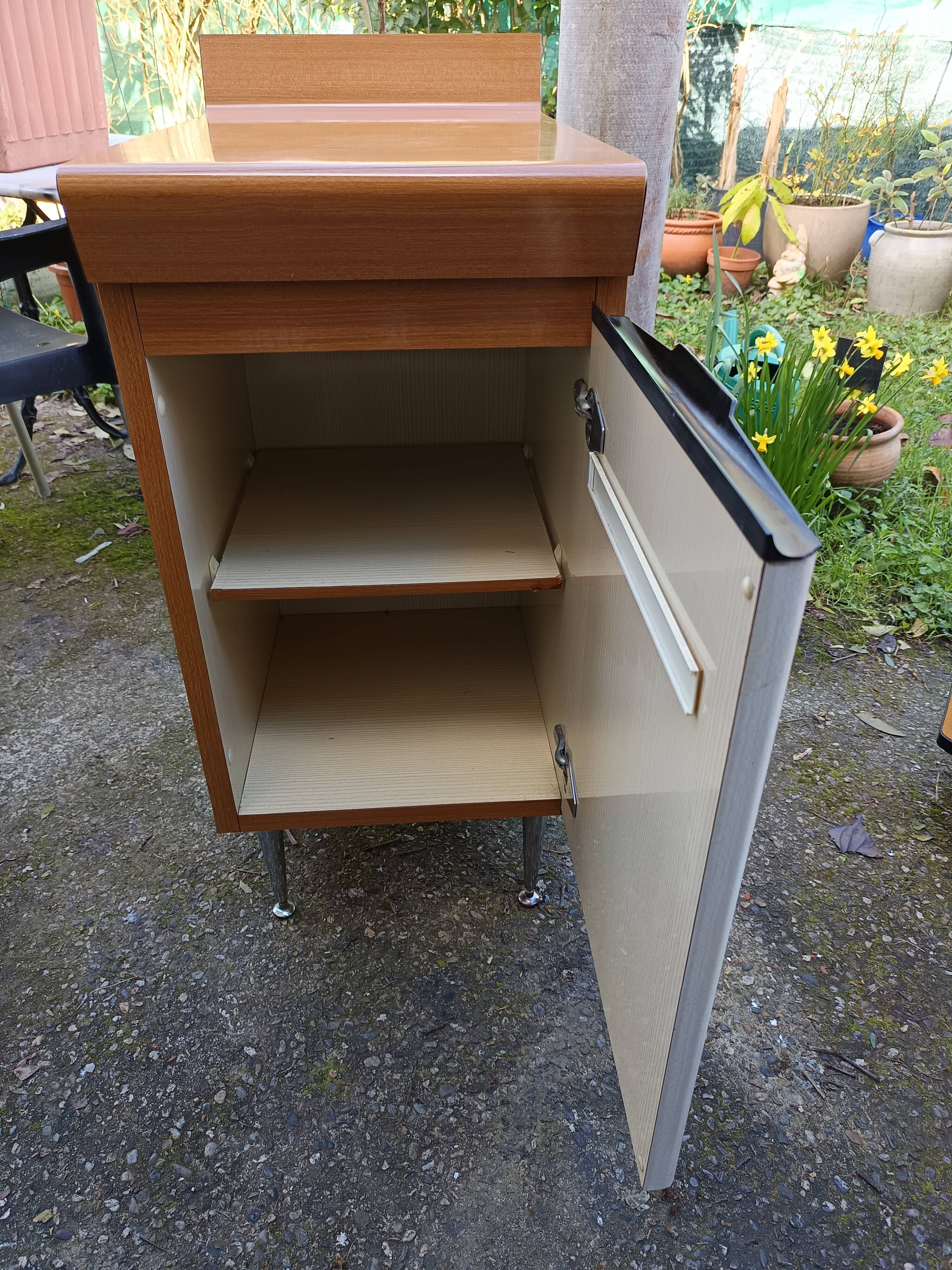 two low cabinets by Salvarani from the 1970s