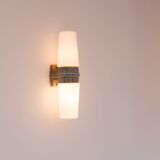 Large Mid-Century Modern Pale Grey Bathroom Sconce by Sigvard Bernadotte