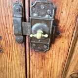 Breton display cabinet in pitch pine