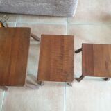 Brutalist trundle table