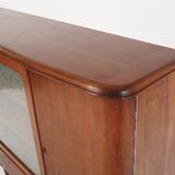 Walnut highboard, Danish design, 1960s, production: Denmark