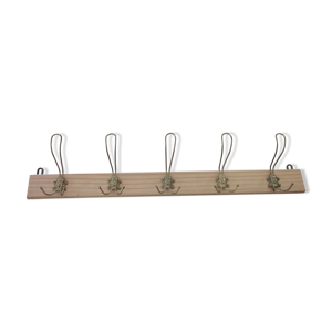 Porte manteau ancien a 5 patères