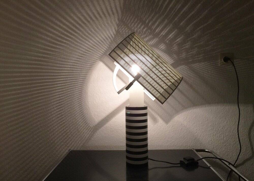 Lampe de table modèle Shogun Tavolo italienne par Mario Botta pour Artemide, années 1980