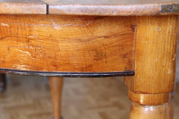 Table demi-lune Louis-Philippe