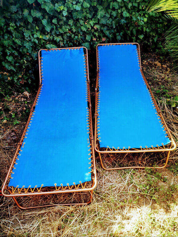 Vintage Lafuma camp bed