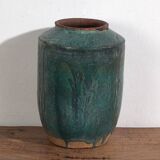 Antique turquoise green vase (circa 1820) #34