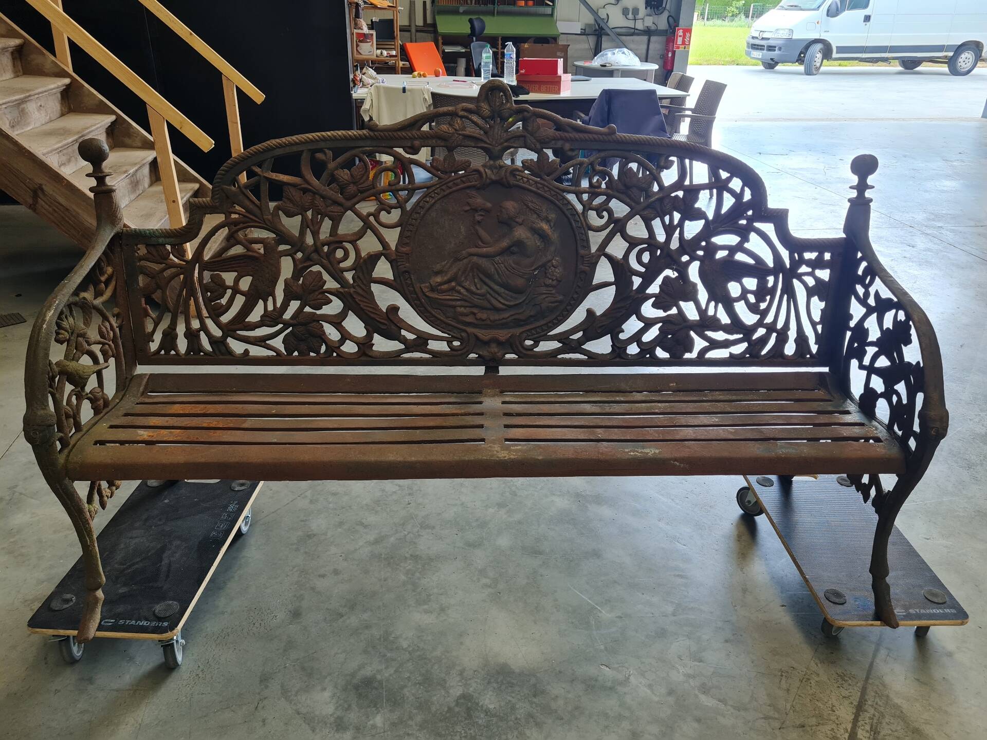 Banc en fonte