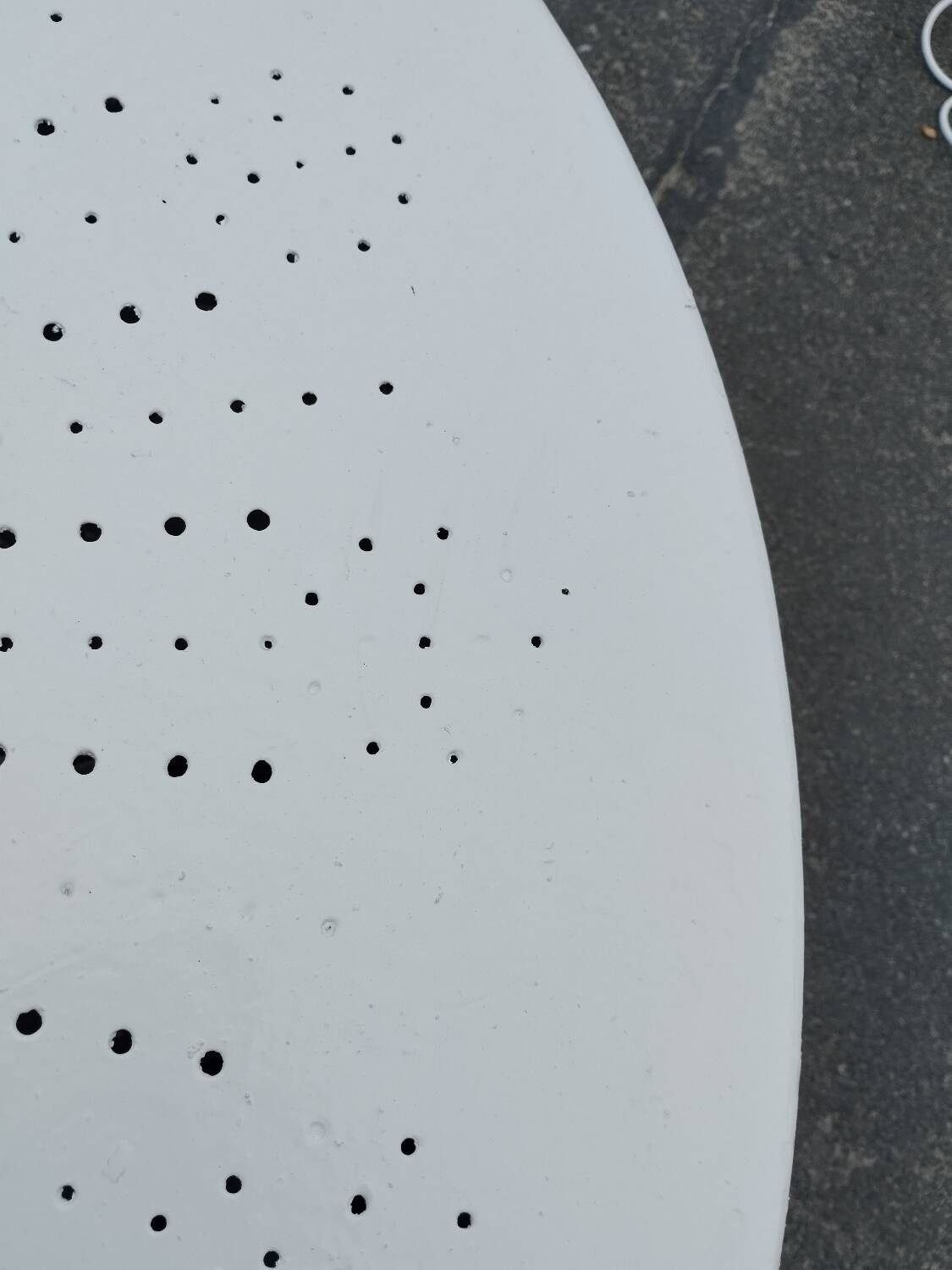 Antique garden furniture in vintage iron