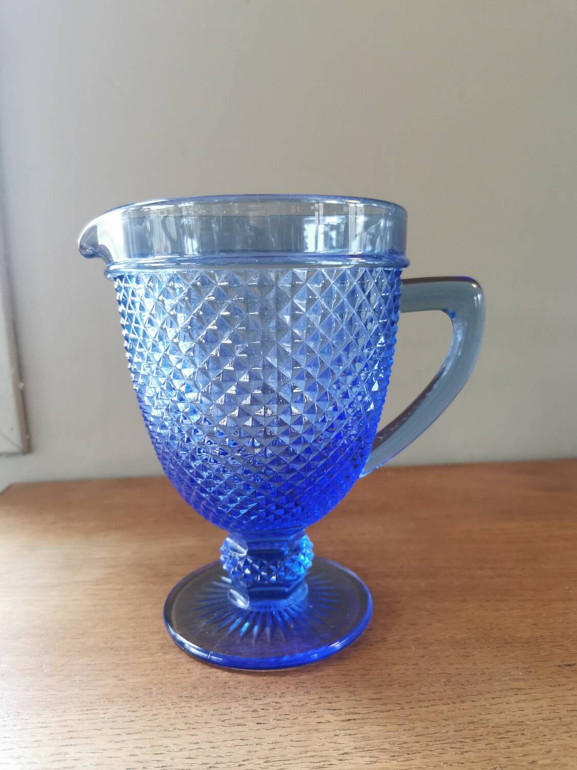 Vista Alegre Vintage Blue Pitcher