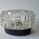 Cast glass ceiling lamp