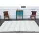 1970s Turkish Oushak Kilim Wool Cotton White Area Rug 182x266
