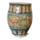Grand vase rond blanc Qajar