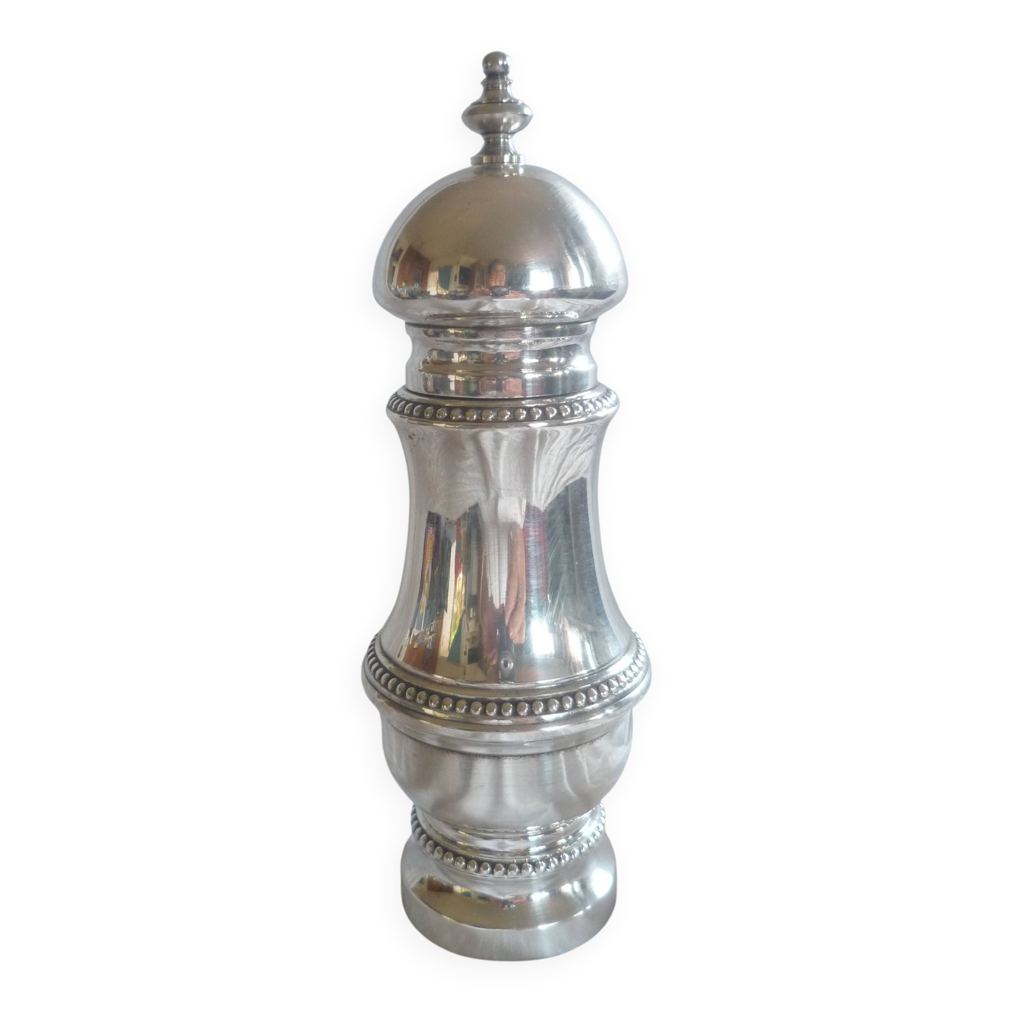 Silver plated pepper mill pepper shaker classic vintage style