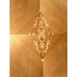 Contemporary Italian Natural Walnut Sideboard With Cherry Inlays